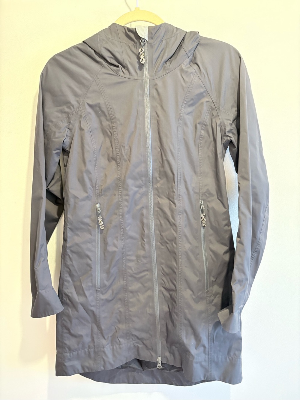lululemon athletica Lightweight Hooded Rain Coat - Gray